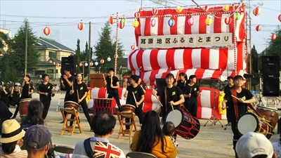 和太鼓部が茨木耳原地区ふるさとまつりで演奏しました 関西大倉中学校 高等学校