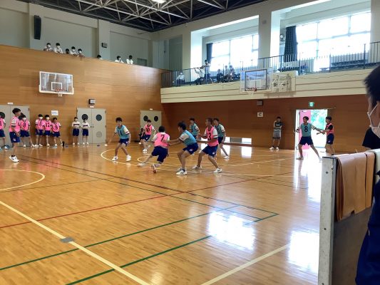 高校バスケットボール大会の様子