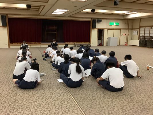 中学１年生　林間学舎　最終日